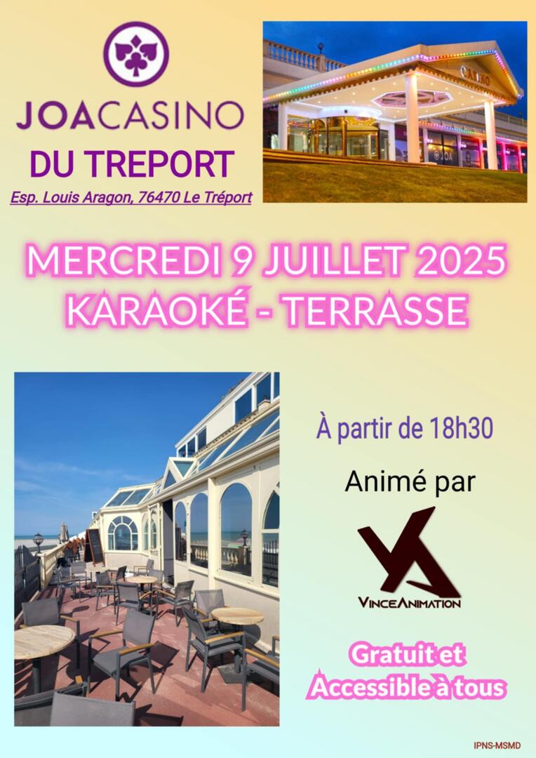 karaoké joa casino le 9 juillet
