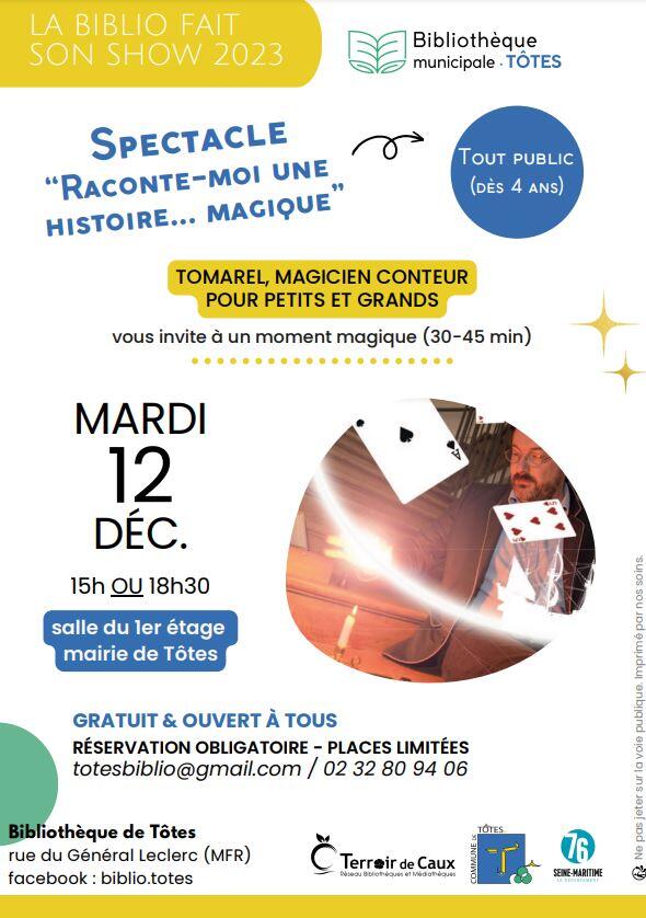 Affiche Spectacle avec Tomarel