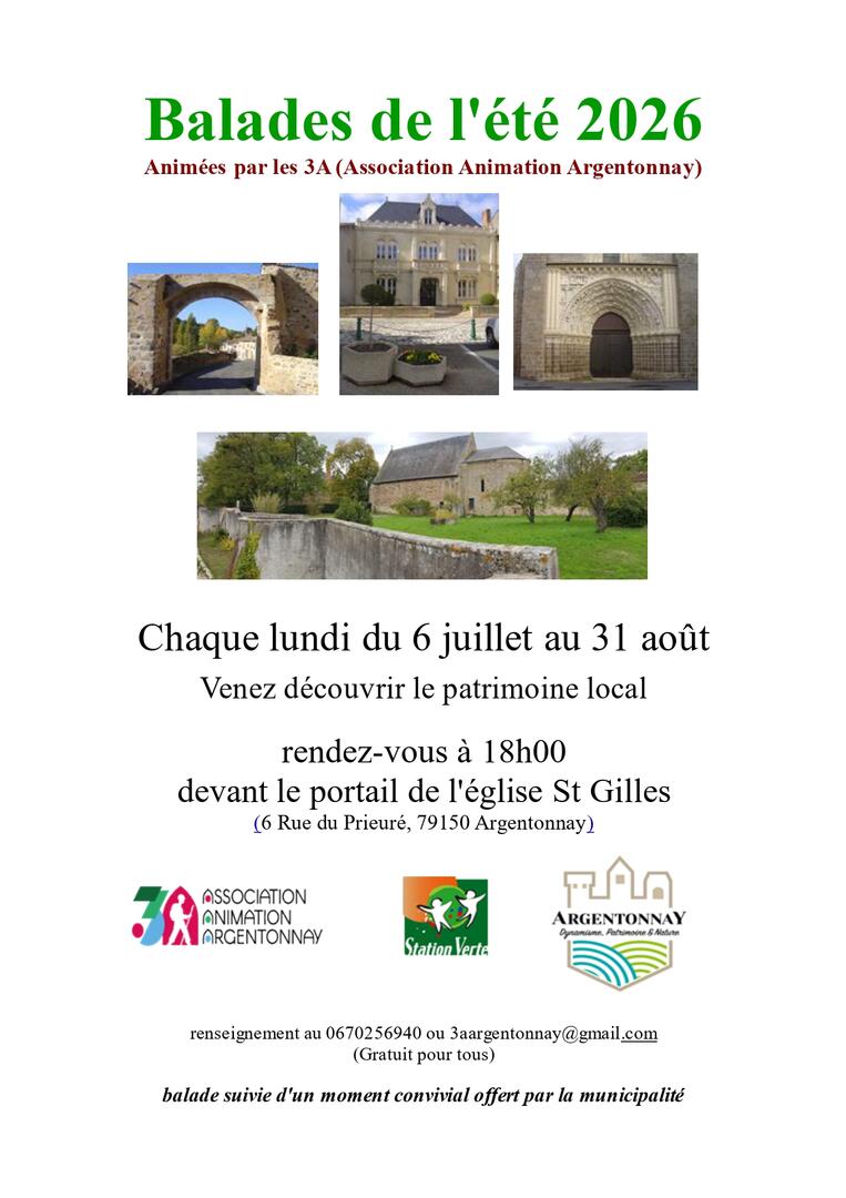 Balades de l'été 2026-Argentonnay