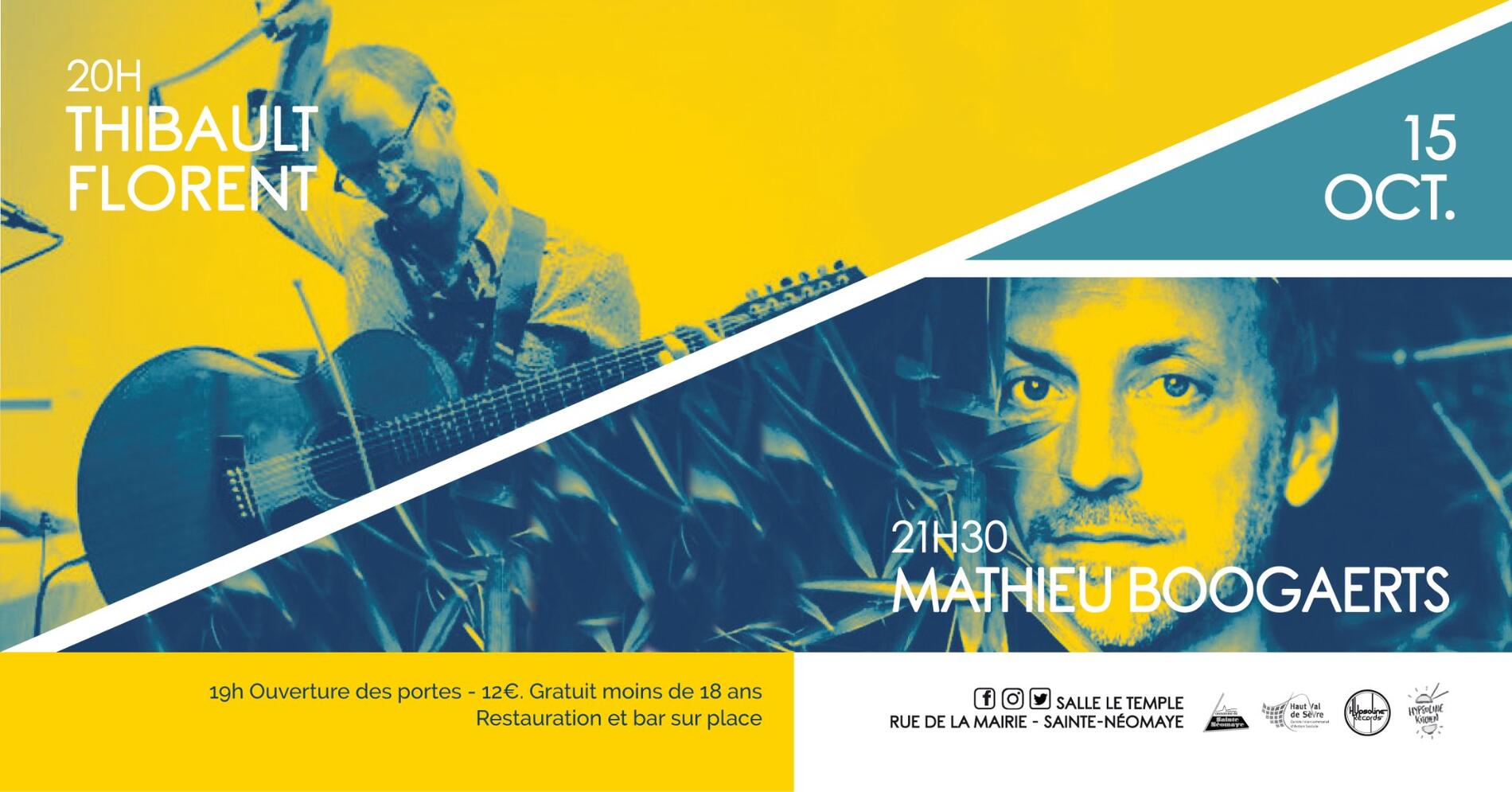 Thibault Florent et Mathieu Boogaerts