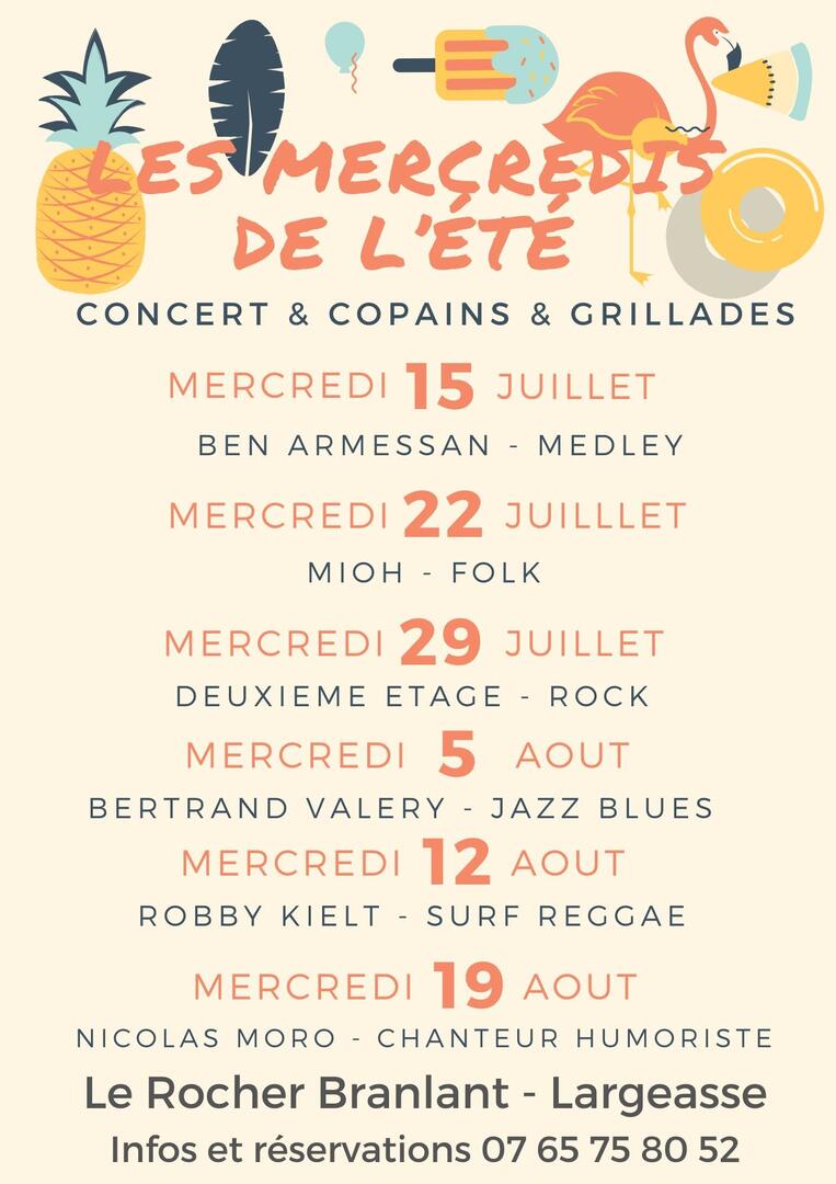 Les mercredis de l'été