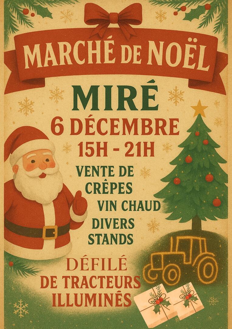 marché de Noël Miré