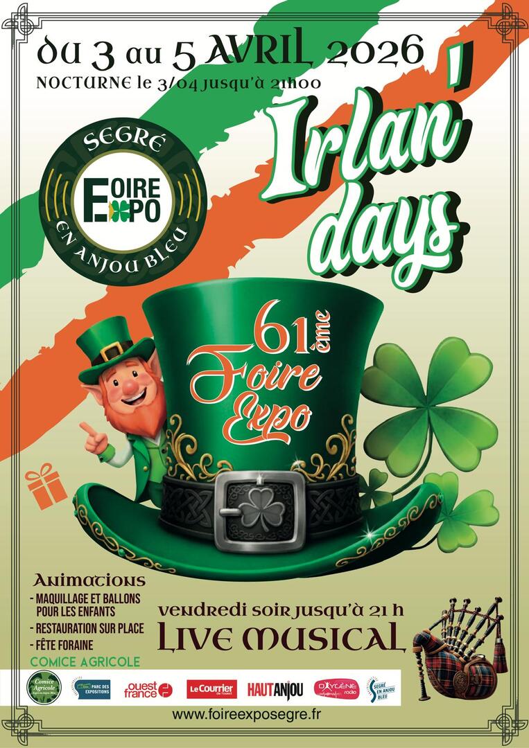 Foire de Segré 2026 - Ste-Gemmes-d'Andigné - FMA - 49