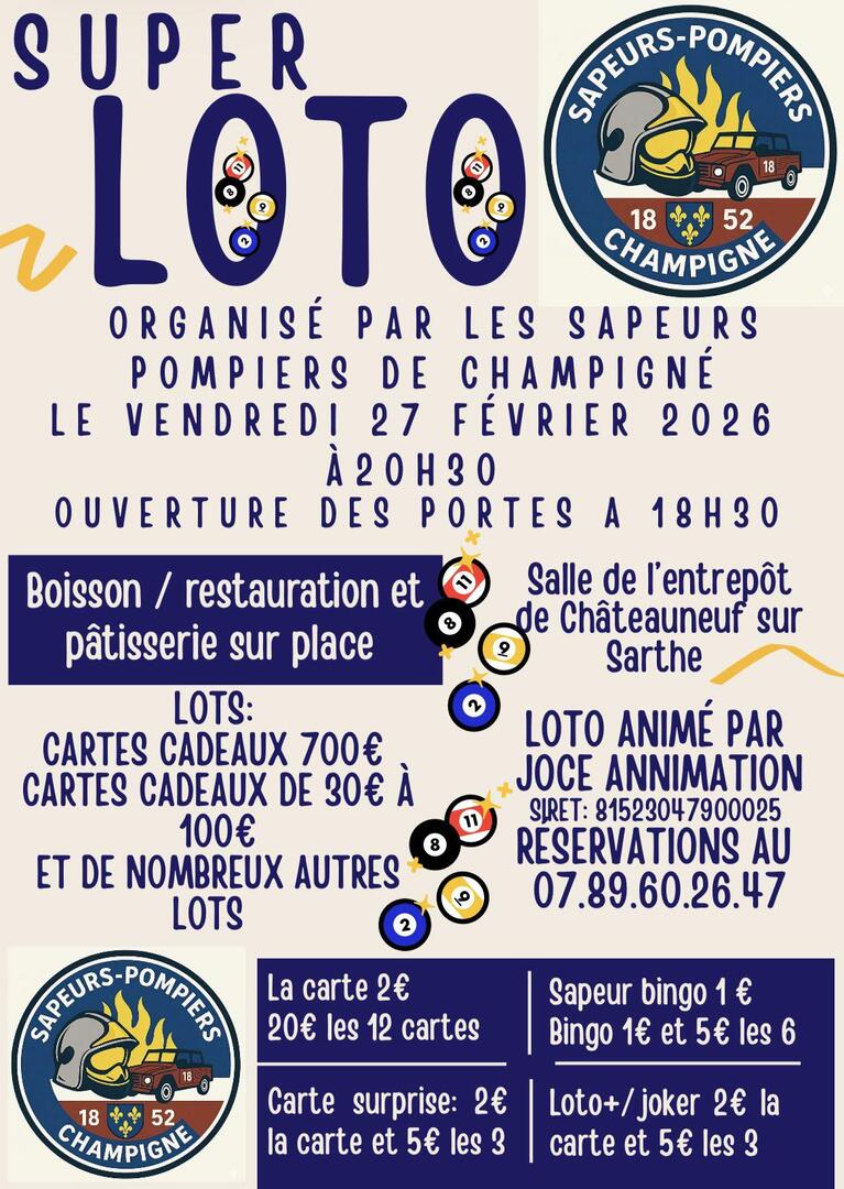 super loto - châteauneuf sur sarthe - 49 - fma