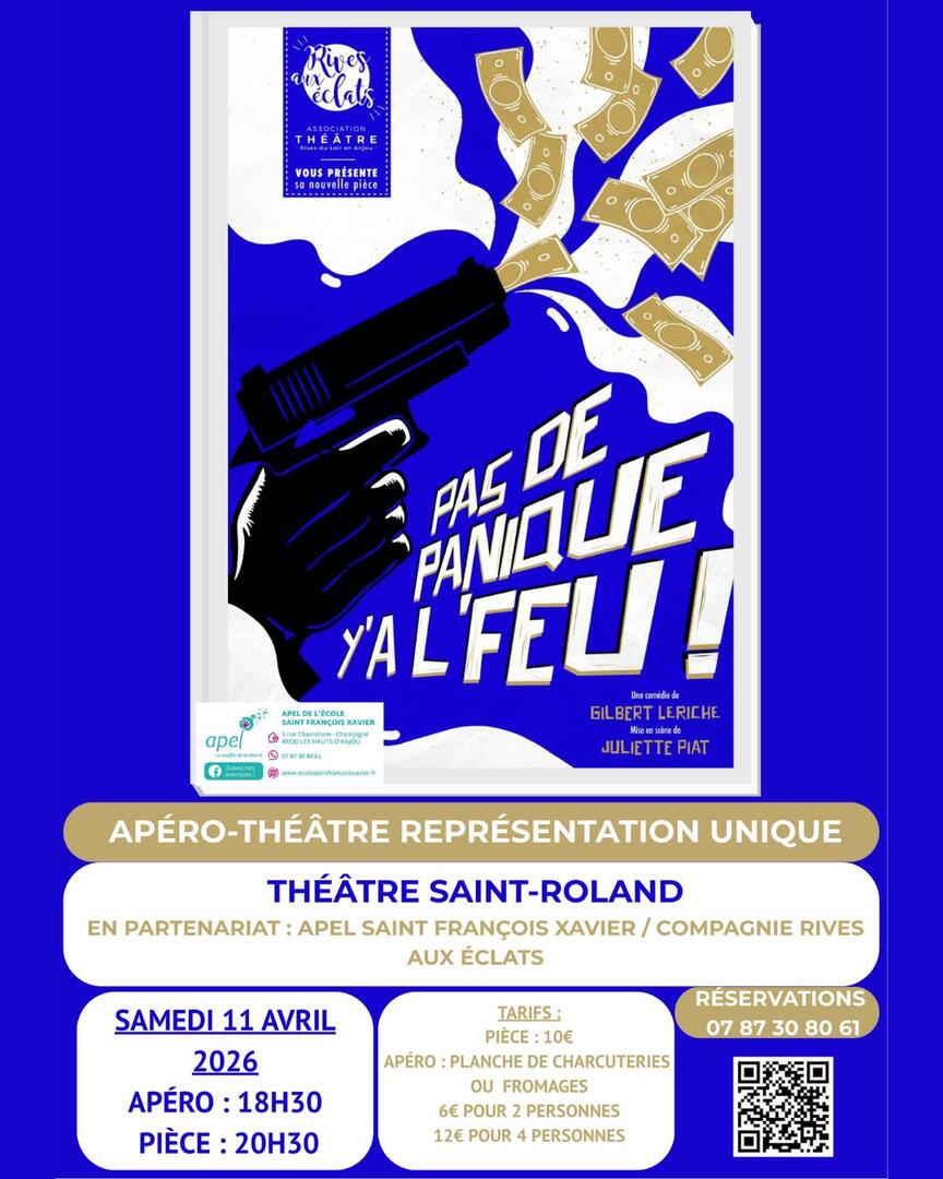 pas de panique y'a l'feu - théâtre saint roland