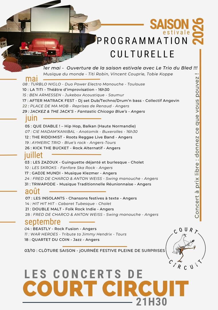 SAISON ETE 2026 COURT CIRCUIT