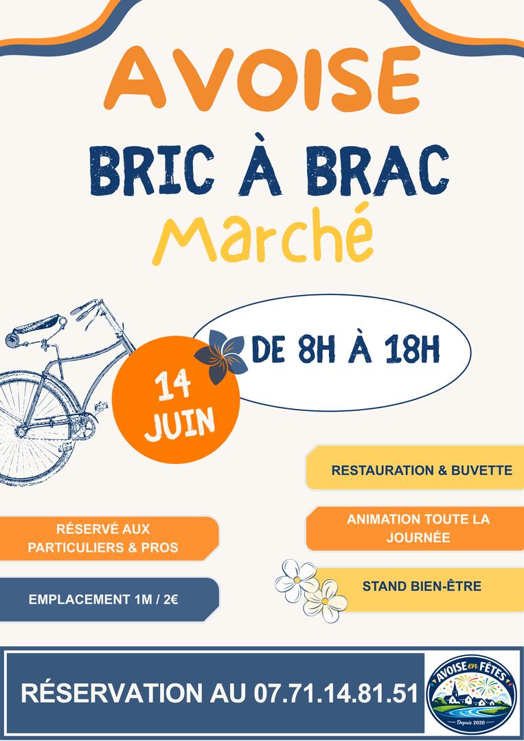 Affiche Bric-à-Brac & Marché