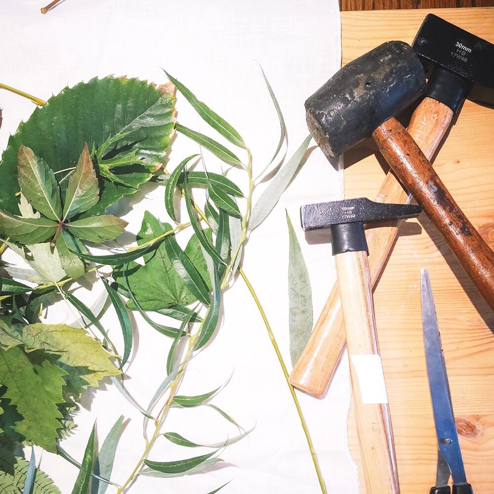 26.04.21 - Atelier empreintes végétales