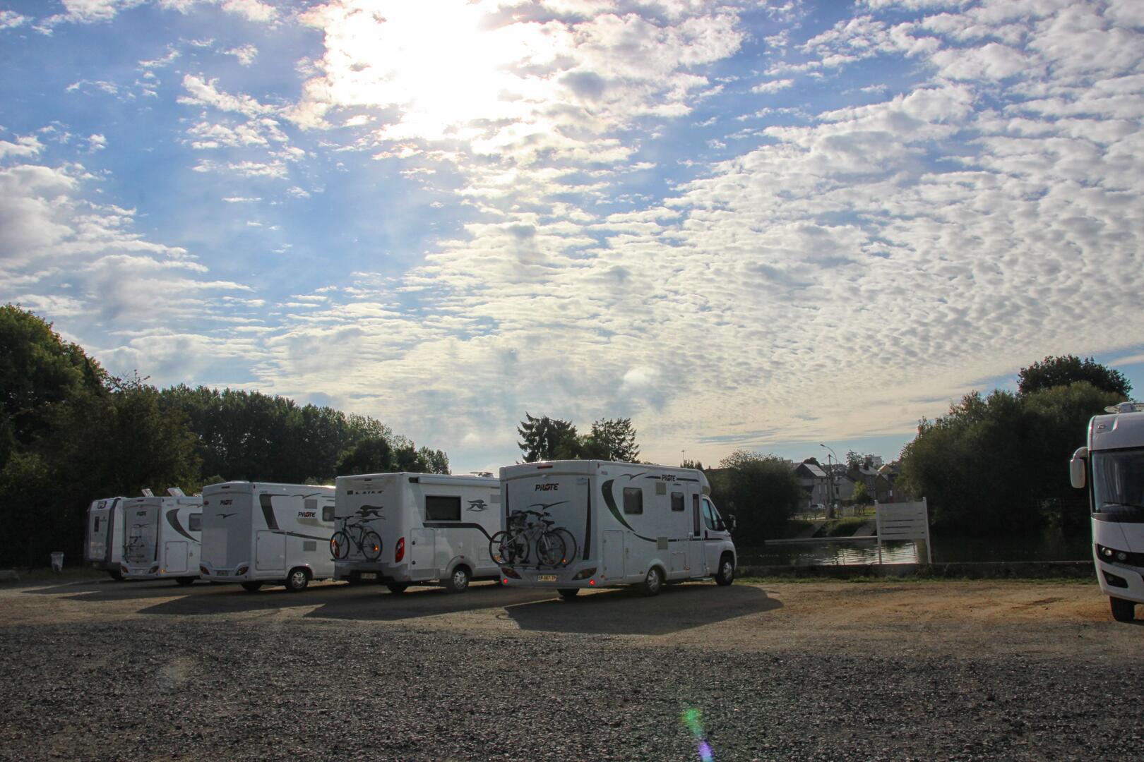 Vallée de la Sarthe - Sablé - Camping car