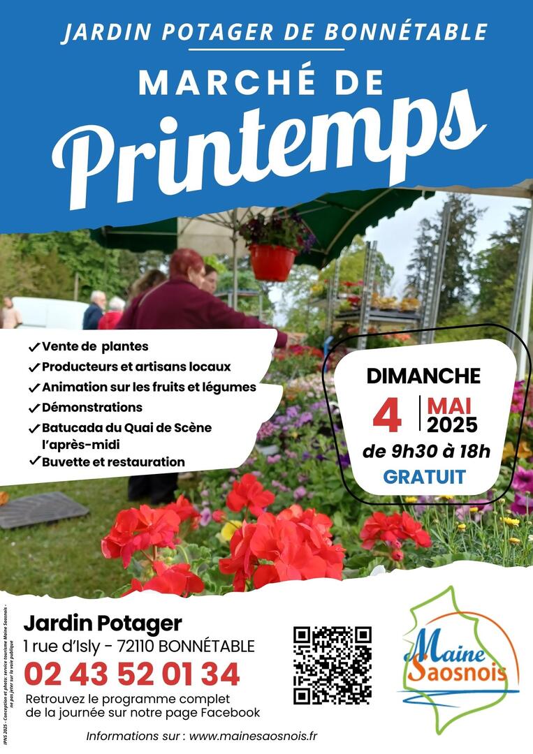 Affiche Marché de printemps