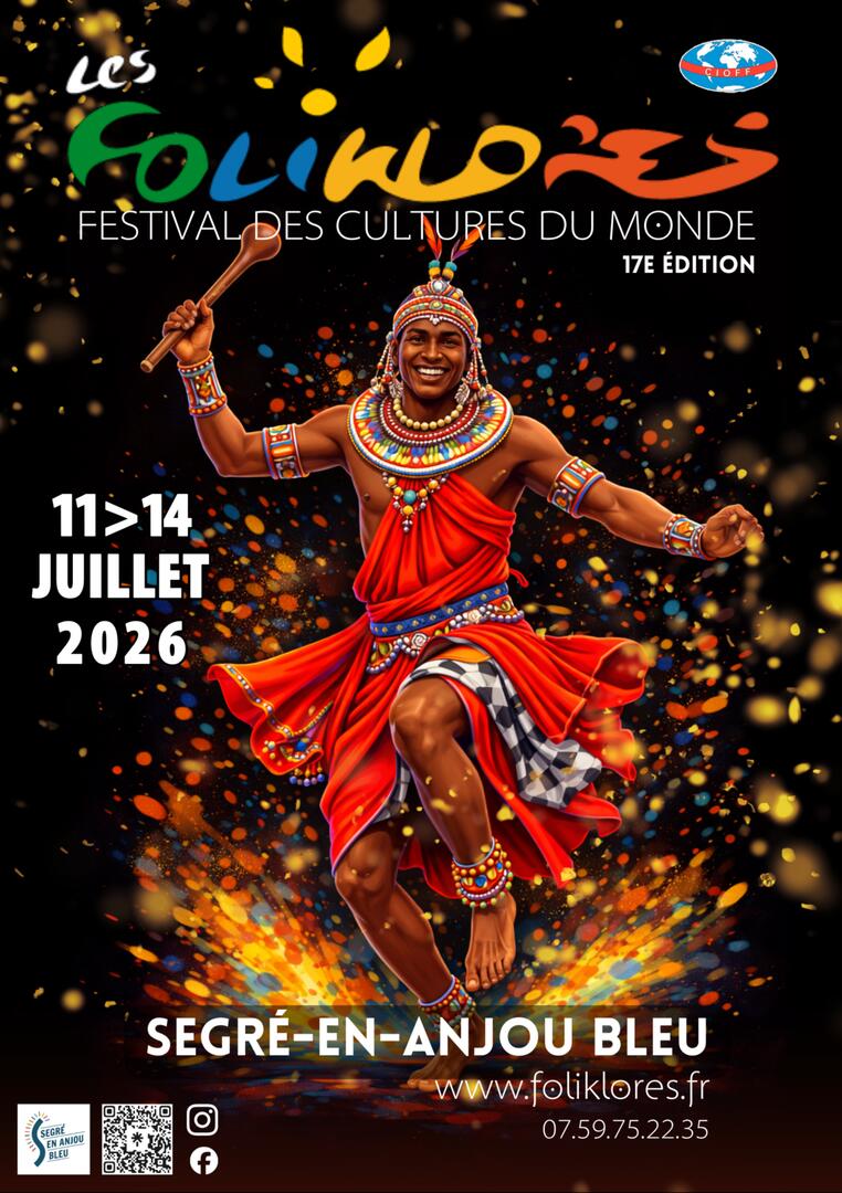 Affiche-Foliklores-2026 - Segré-en-Anjou bleu - FMA - 49
