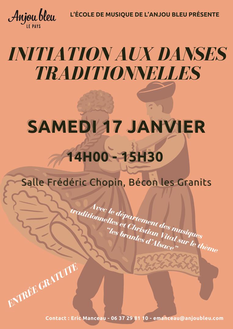 Affiche Initiation danses traditionnelles - 1