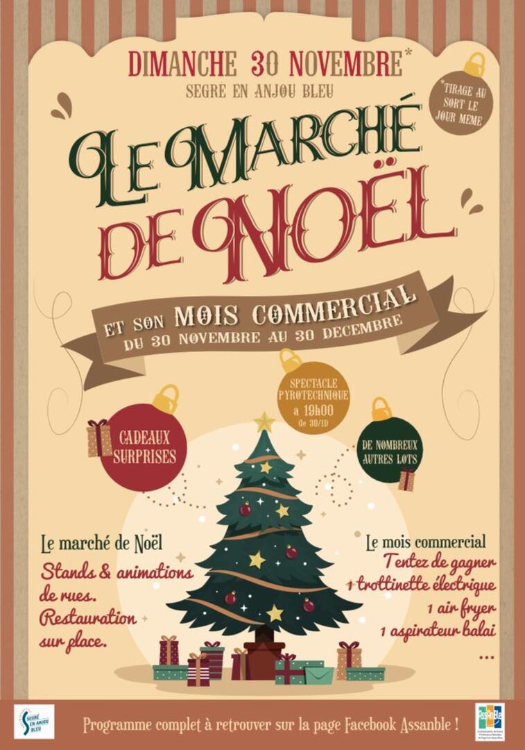 Marché de Noël - Segré - FMA - 49