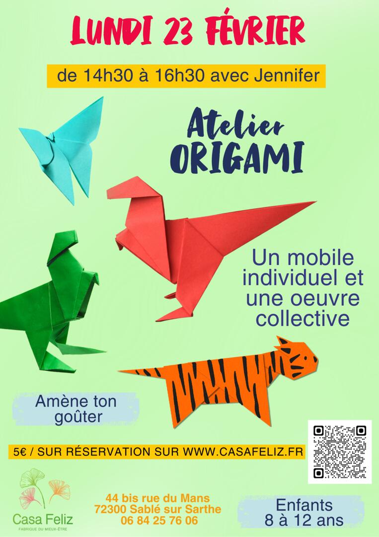 Affiche origami