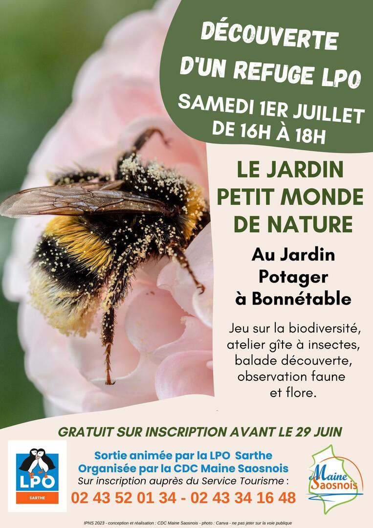 Affiche découverte refuge LPO
