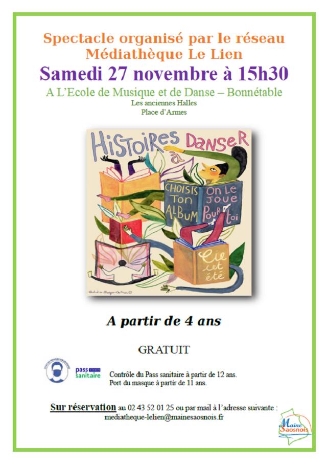Affiche spectacle danse EMd