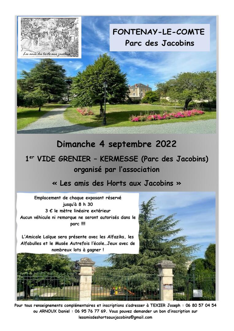 Vvide grenier - Kermesse FLC 4 SEPT