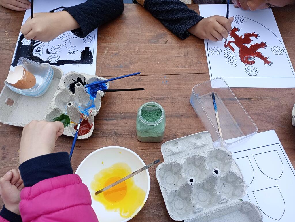 Atelier Peinture médiévale