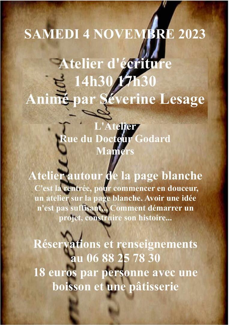 Atelier écriture 4-11