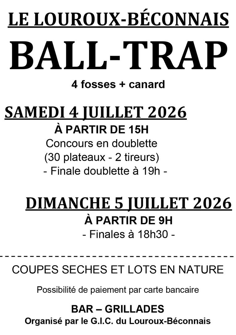 Ball-trap-2026 - Louroux Béconnais -FMA-49