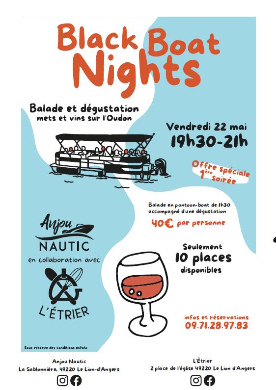 Black boat night 2026 - Le Lion d'Angers - FMA - 49