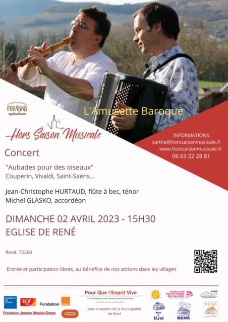 Concert Hors Saison Musicale 2 avril