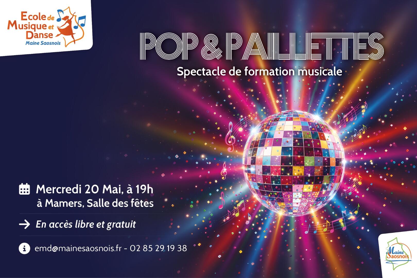 Concert Pop & Paillettes EMD