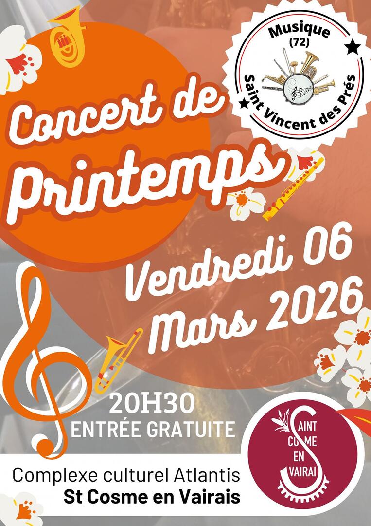 Concert Printemps Musiqie St Vincent