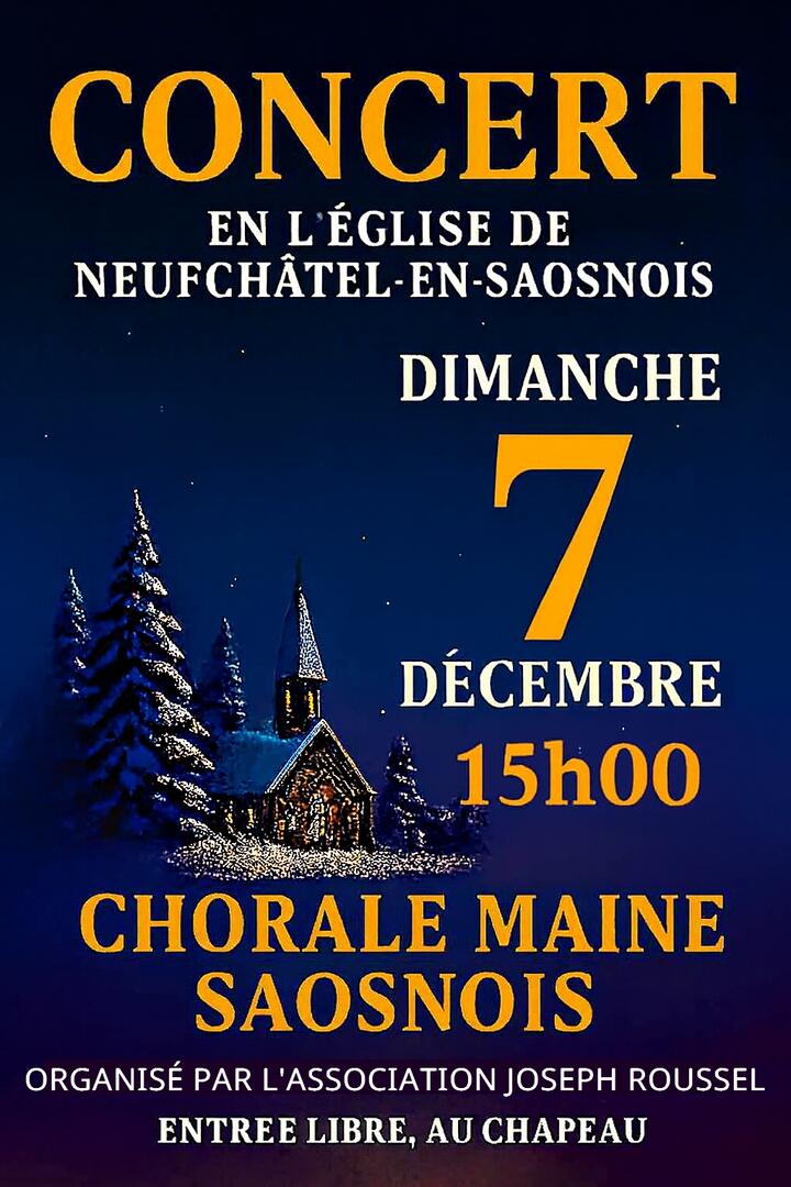 Concert chorale Neufchatel