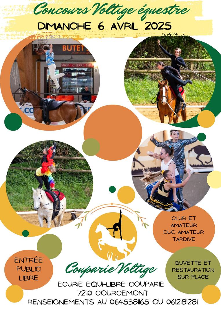 Concours voltige équestre Couparie