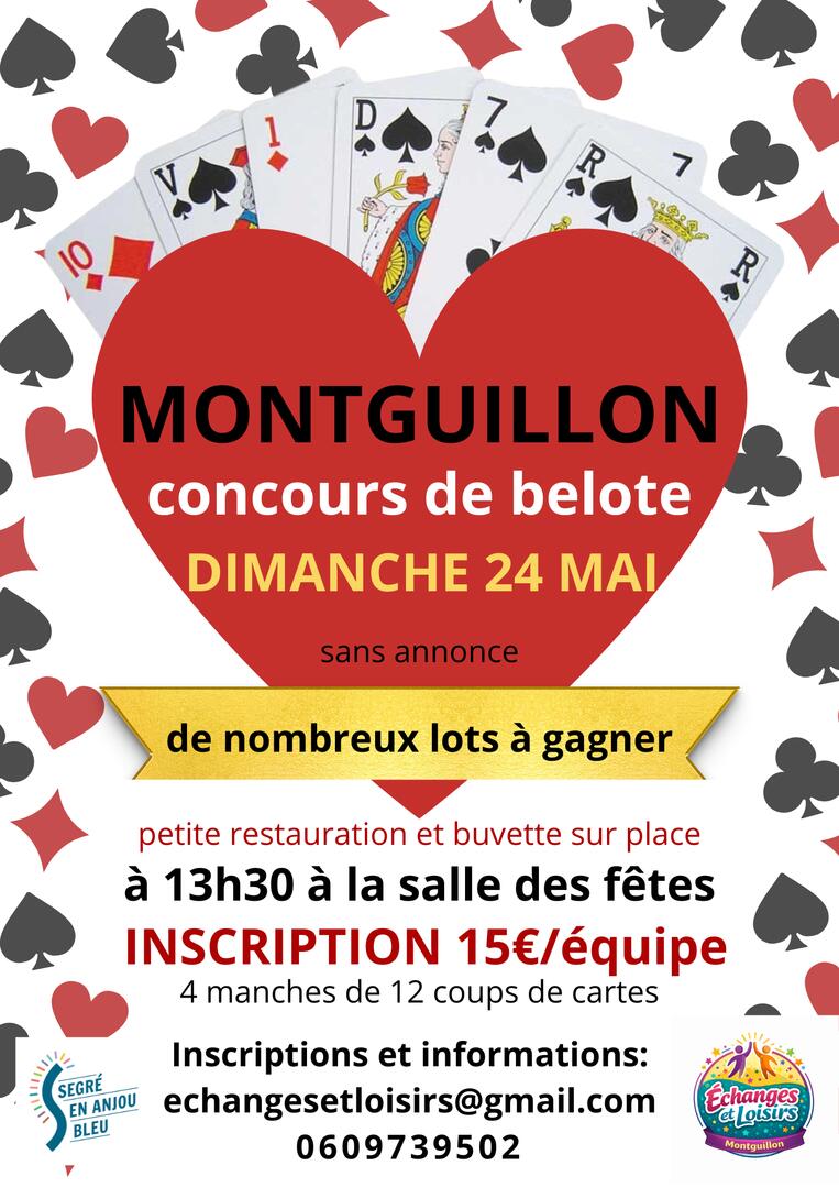Concours de belote-Montguillon