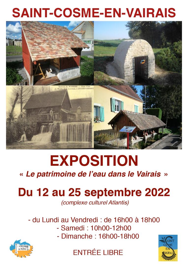 Exposition sur l'eau à Saint Cosme