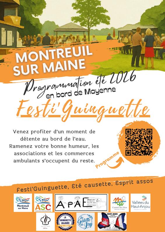 Festi'guinguette 2026 - Montreuil-sur-Maine- FMA - 49