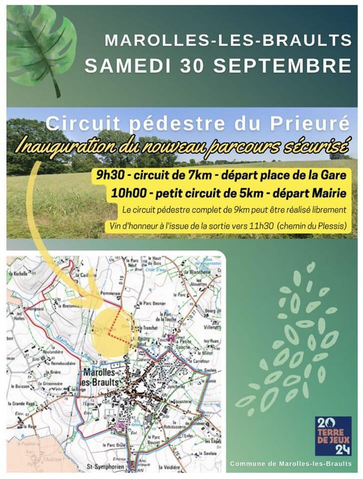 Inauguration parcours Marolles