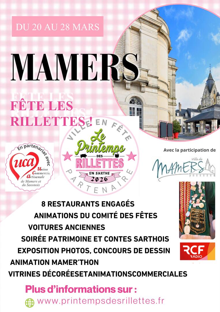 Affiche expo Printemps des Rillettes Mamers 2026 - 3