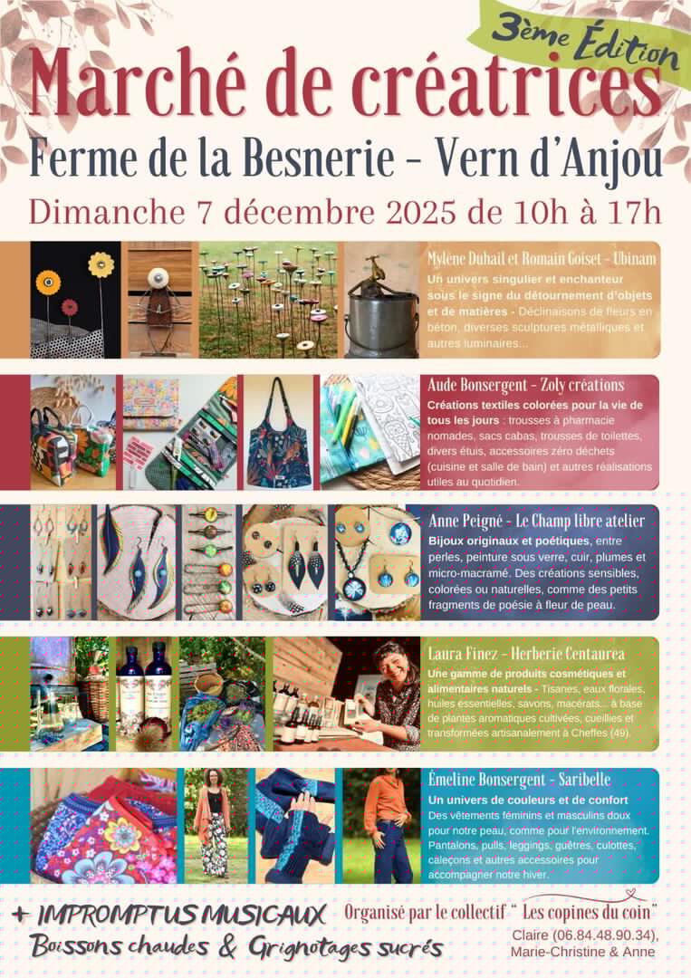 Marché de créatrices-FMA-49-Vern d'Anjou