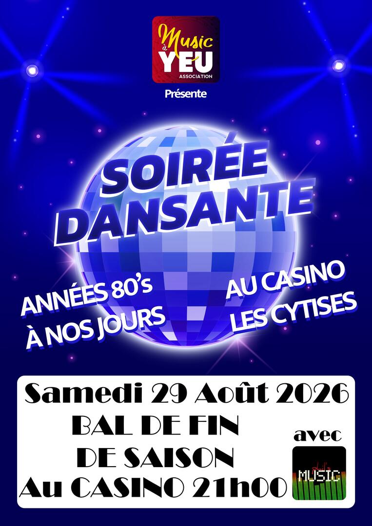 Music à YEU - Bal du 29 août 2026