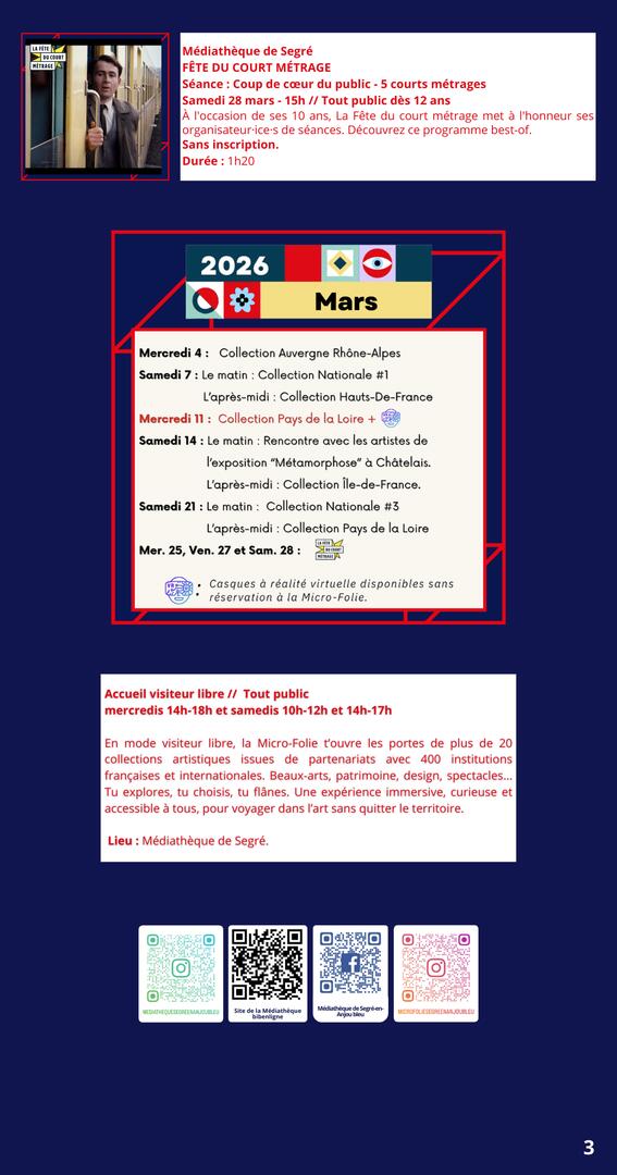 Programme  Micro-Folie mars 26 - Segré - 49 - FMA