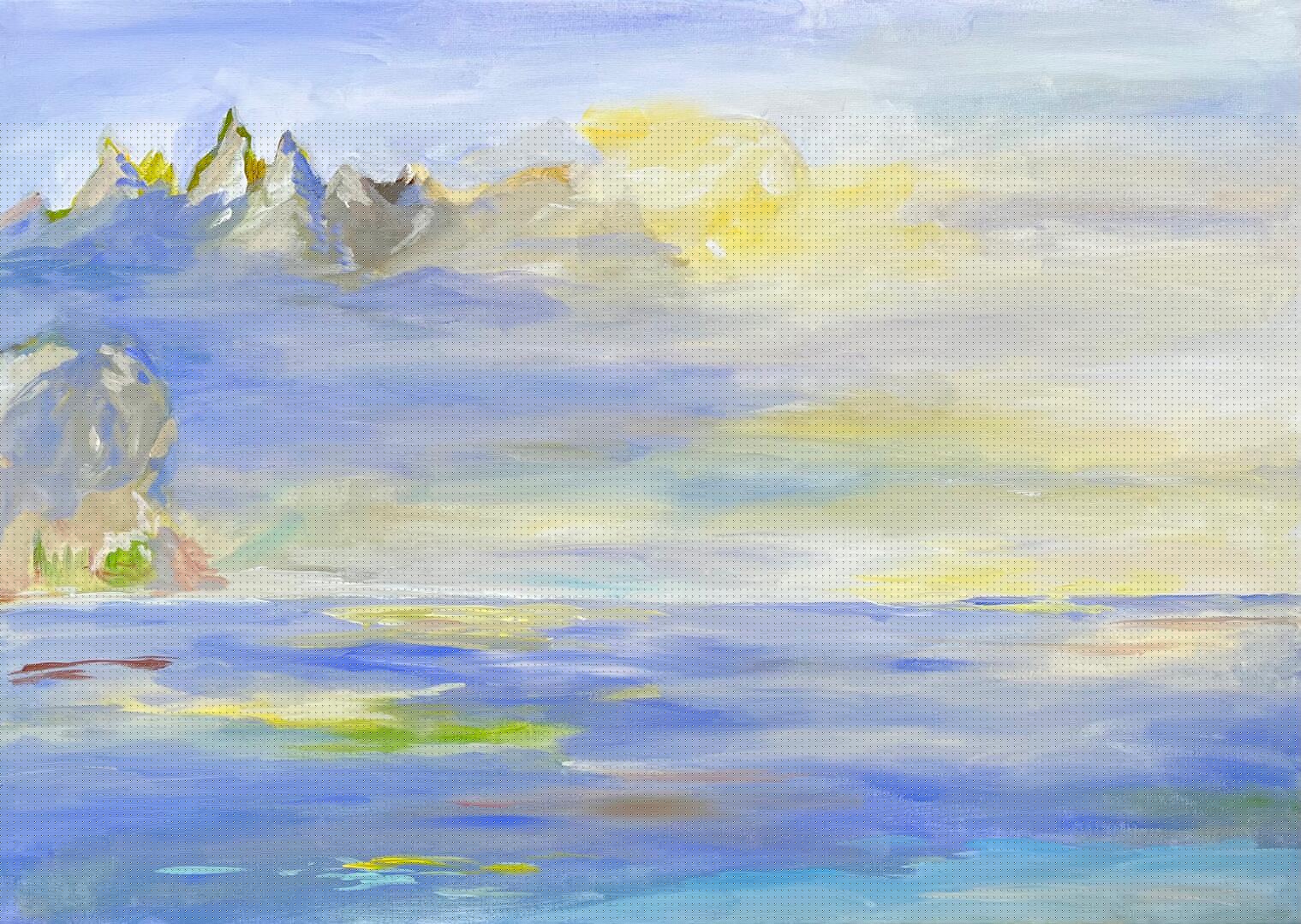 Papa m'a réveillée tôt ce matin ©Apolline Borne