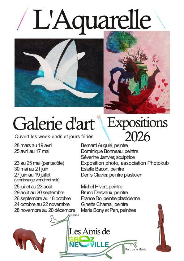 Prog 2026-galerie Aquarelle