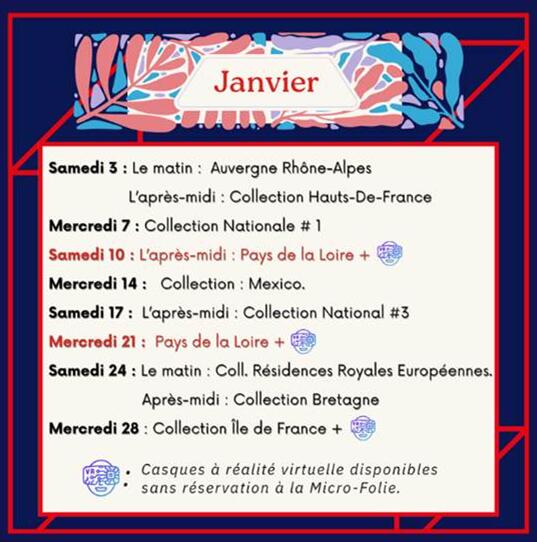 Programme  Micro-Folie janvier 26 - Segré - 49 - FMA