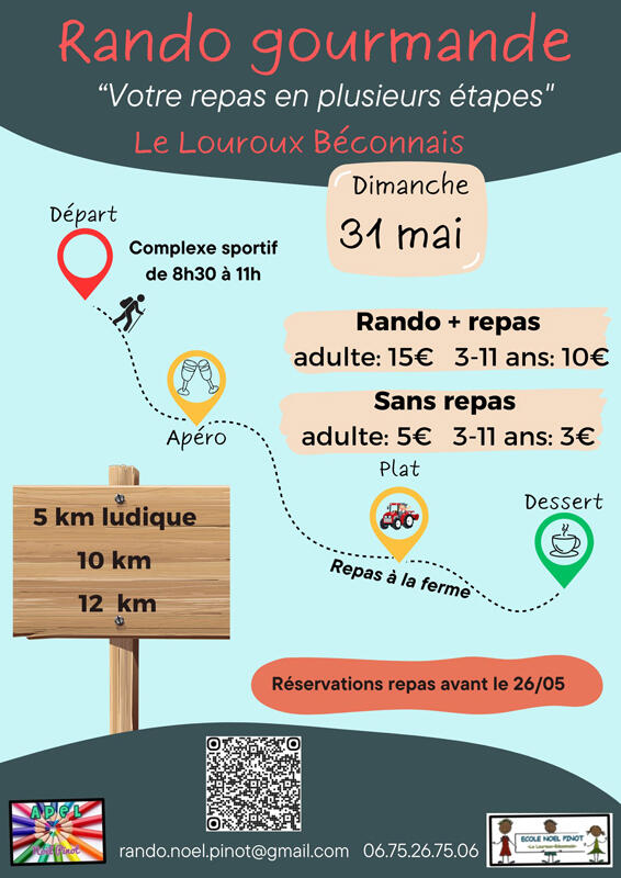Affiche rando gourmande 2026