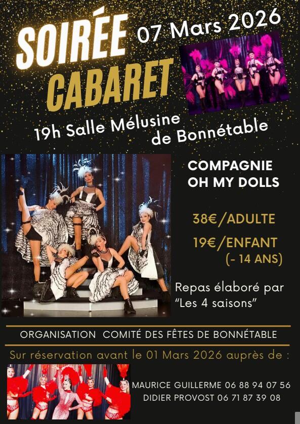Soirée Cabaret Bonnétable