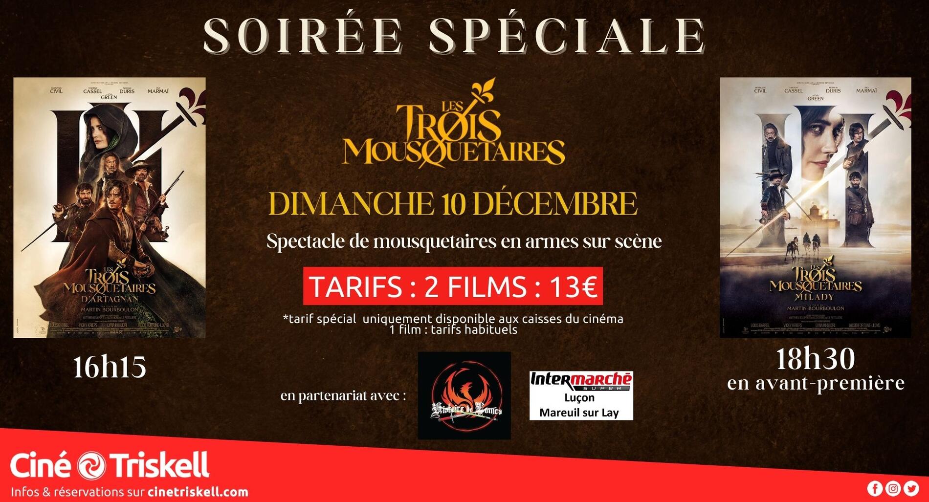 Soirée mousquetaires - histoire de lames