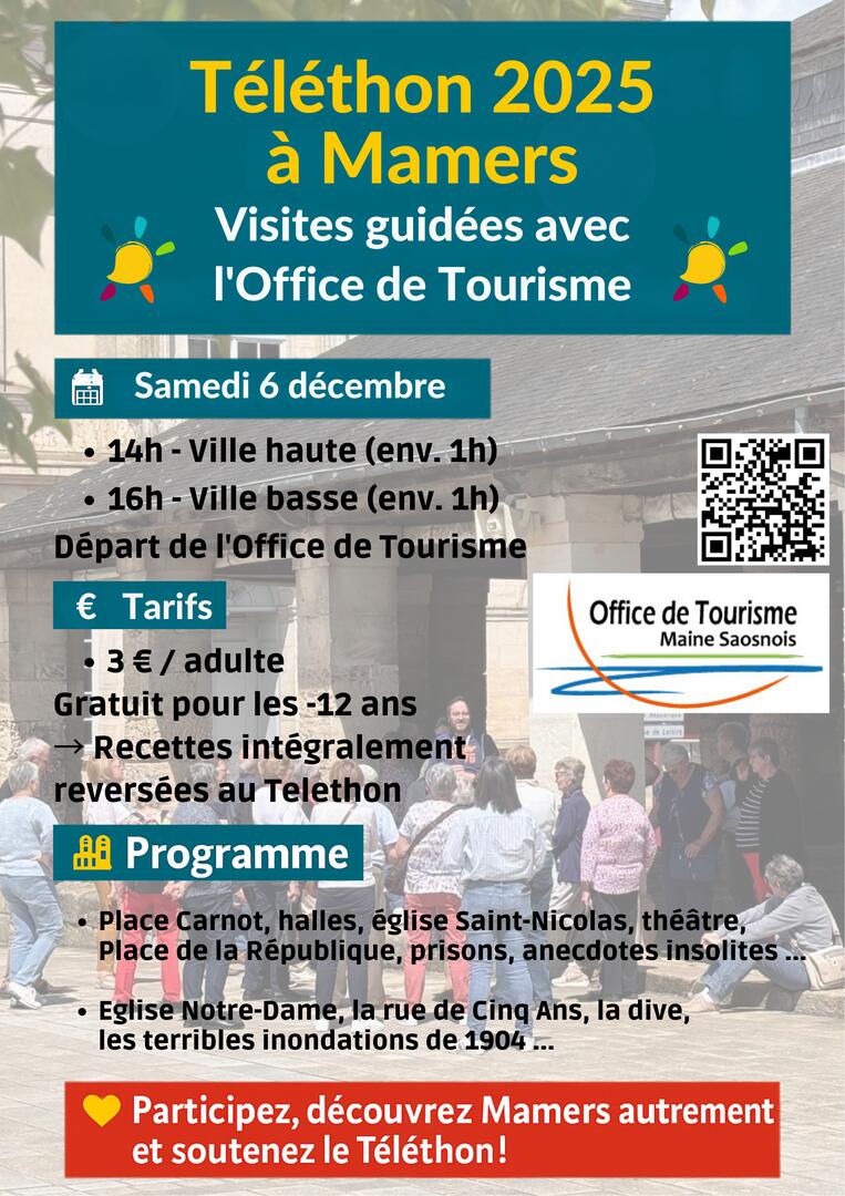 TÉLÉTHON 2025 Découvrez Mamers autrement - 1