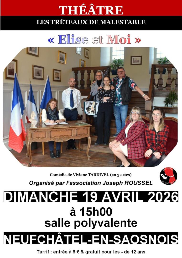 Théâtre Elise et moi à Neufchatel