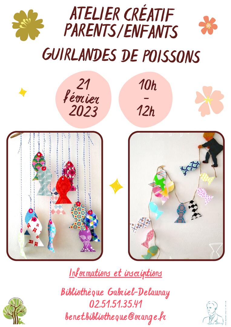 Affiche Atelier poisson Benet
