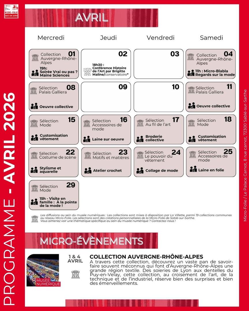 Avril à la Micro-Folie