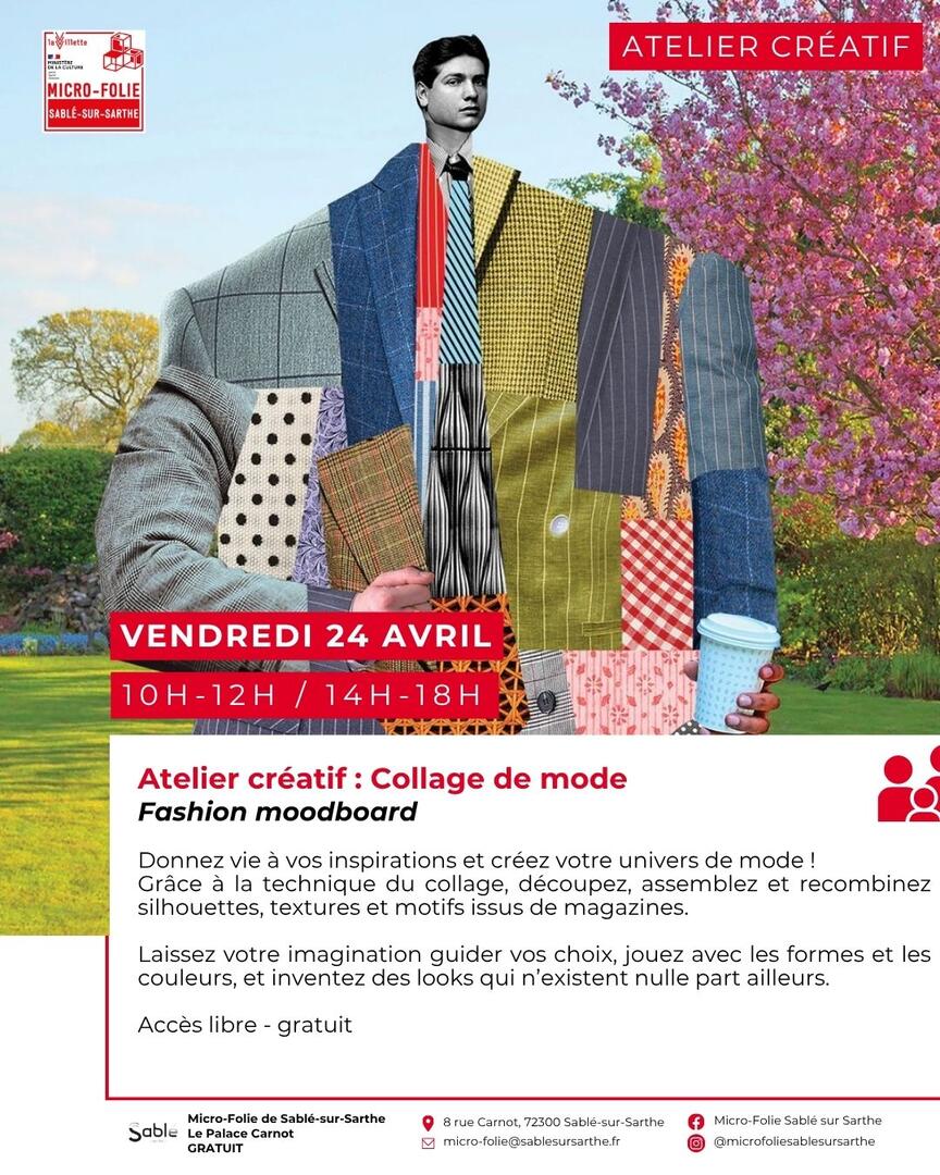 Atelier collage de mode