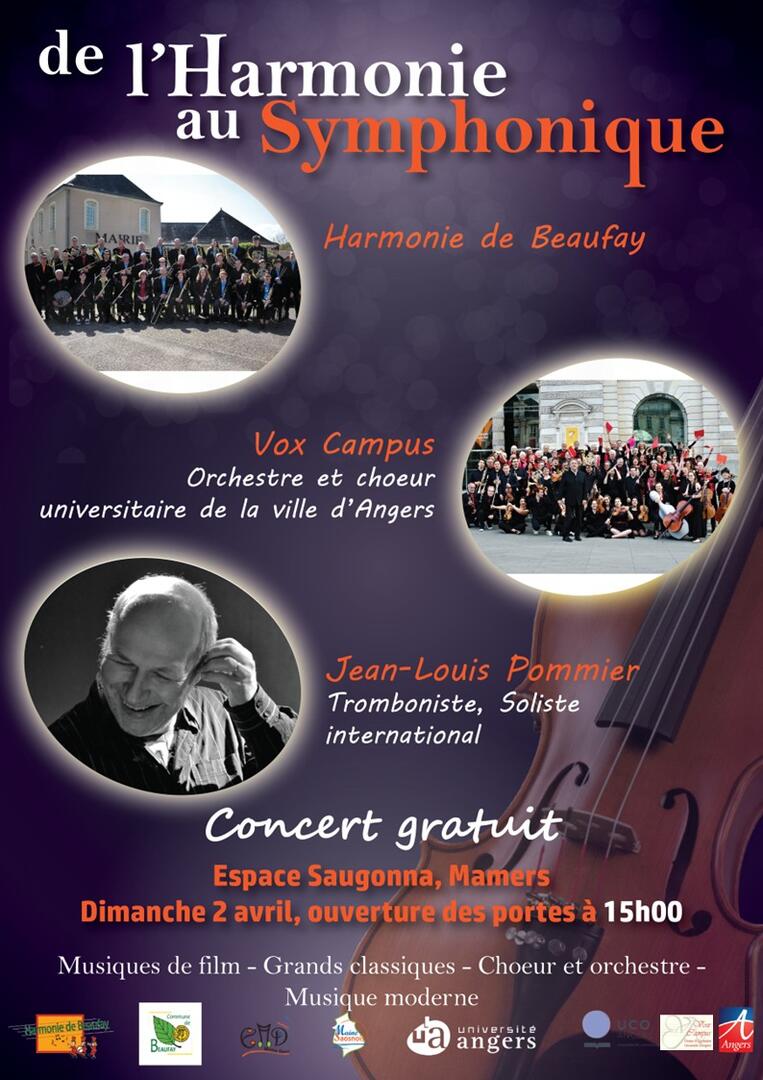 concert 2 avril de l'harmonie au symphonique